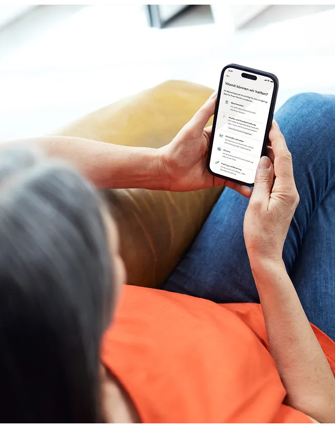 Bild: avi Care App Leistungen